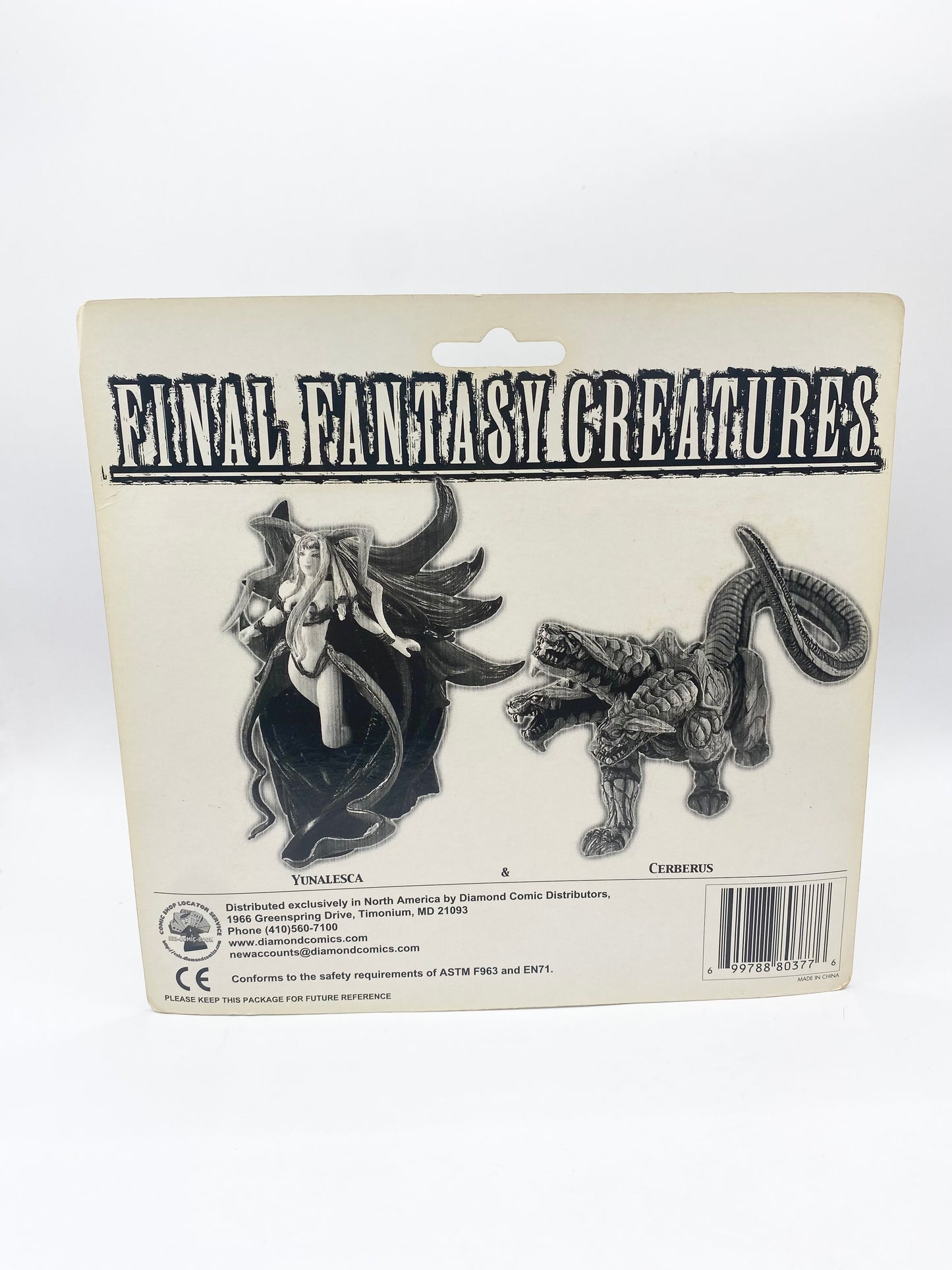 Final Fantasy Creatures Square Enix 2003 Yunalesca And Cerberus