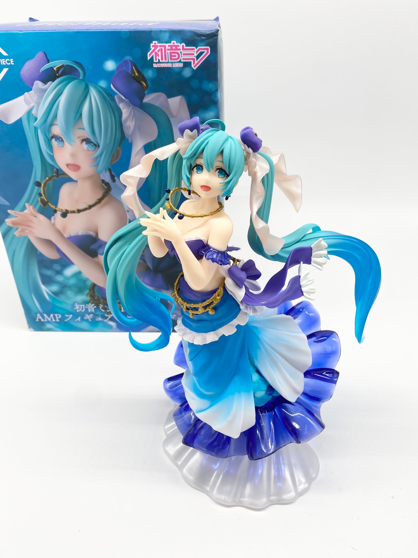 Hatsune Miku Princess Mermaid AMP Large Figurine Japan Vocaloid