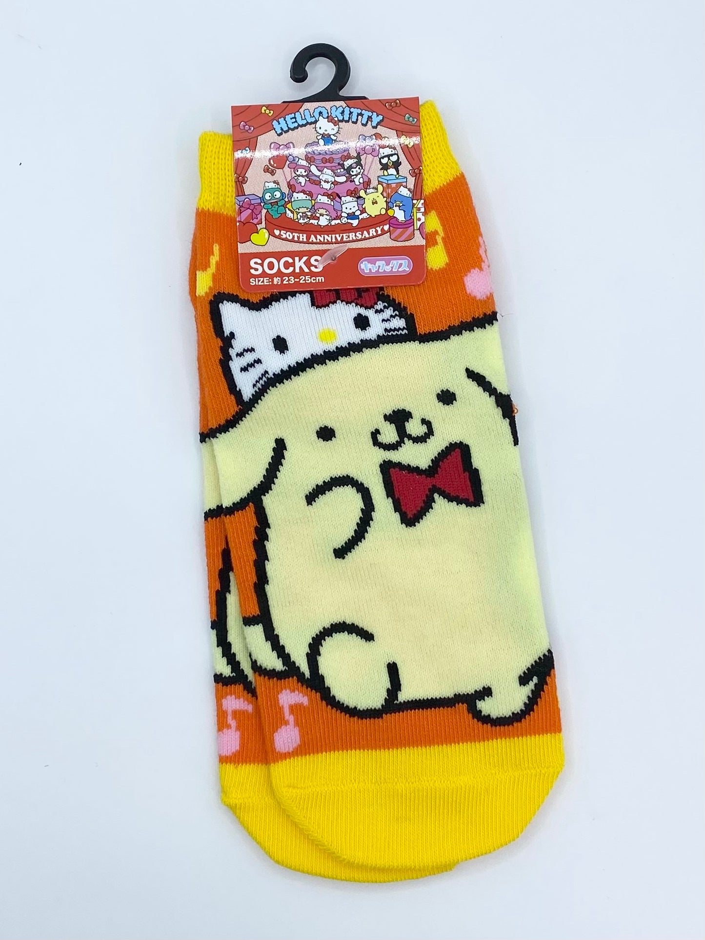 Sanrio Pom Pom Purin x Hello Kitty Socks