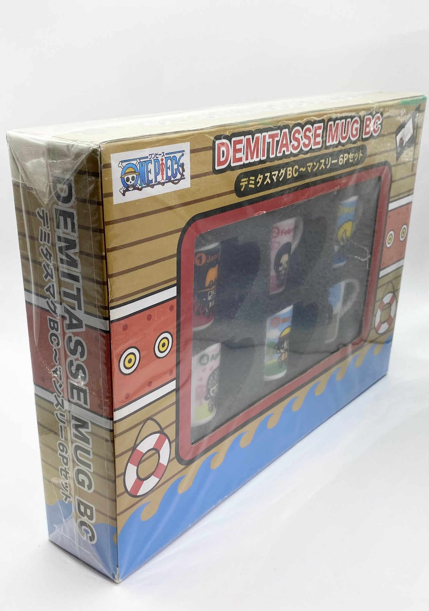 One Piece Mini Mug Collection Set of 6 Demitasse Mug BC