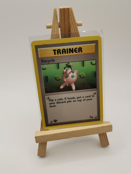 1st Edition Recycle Trainer 61/62 Fossil Set Pokemon Card