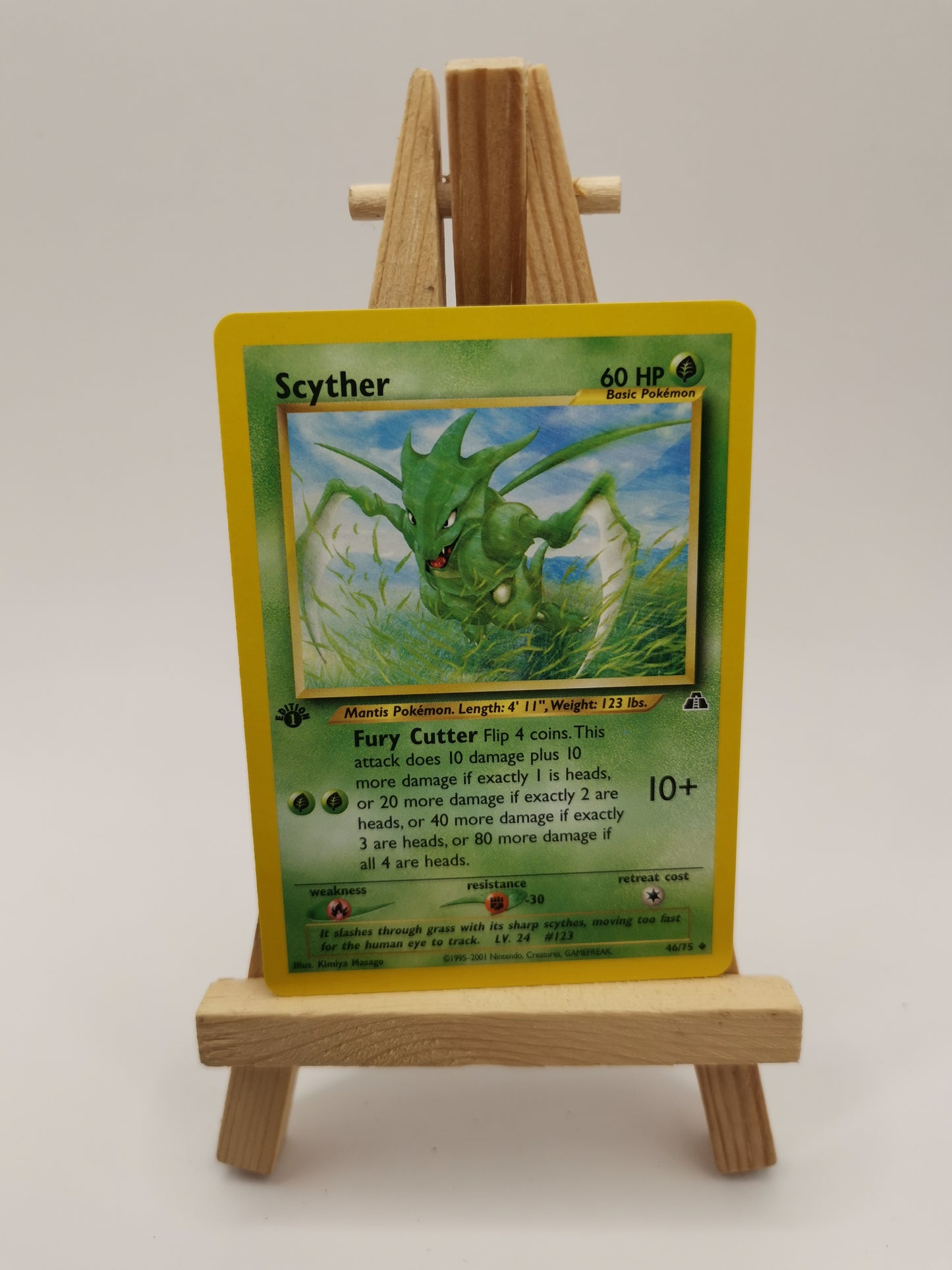 Pokemon 1st Edition Scyther Neo Discovery 46/75