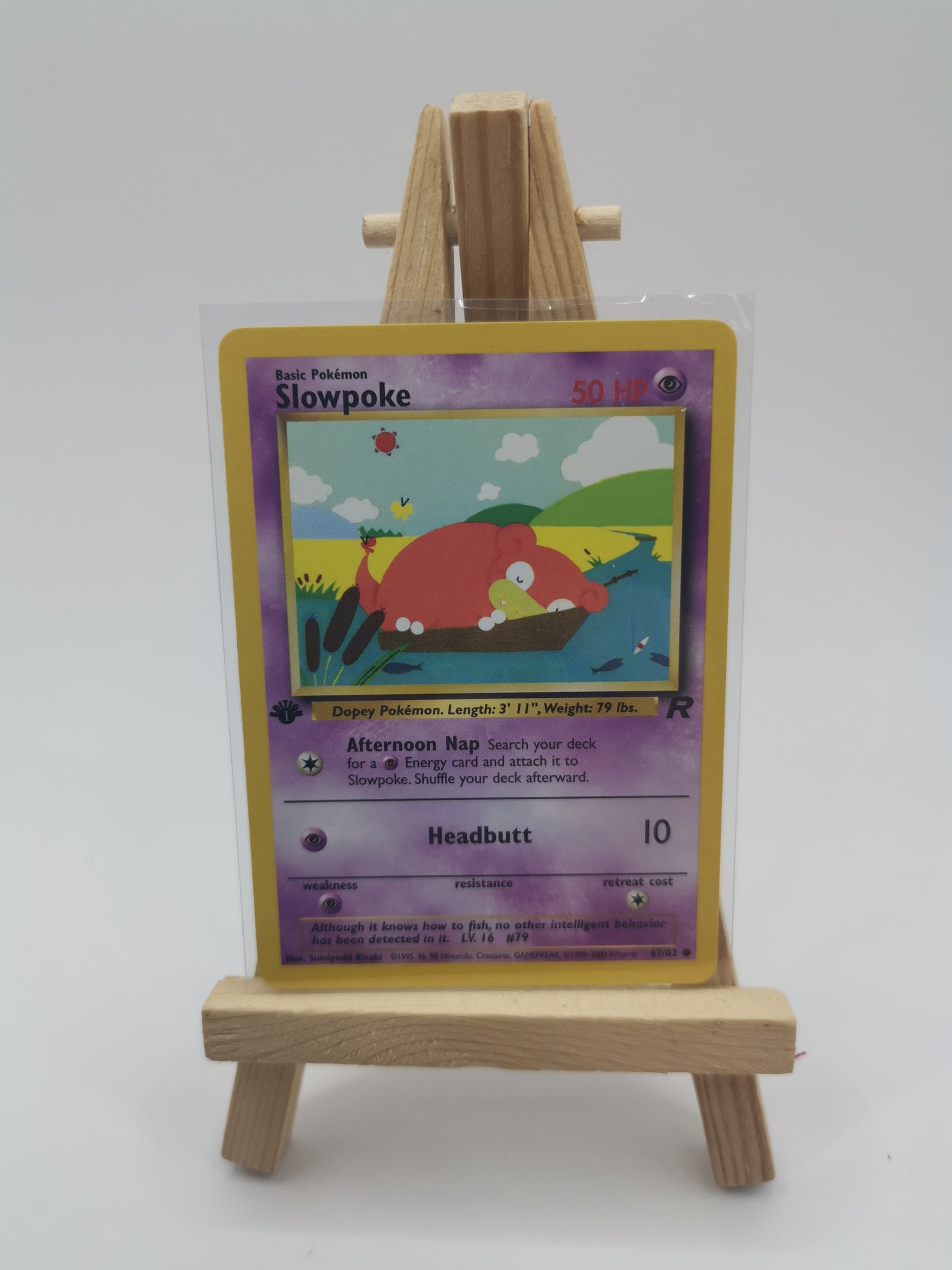 Slowpoke 67/82 1st Edition Pokémon Card Team Rocket