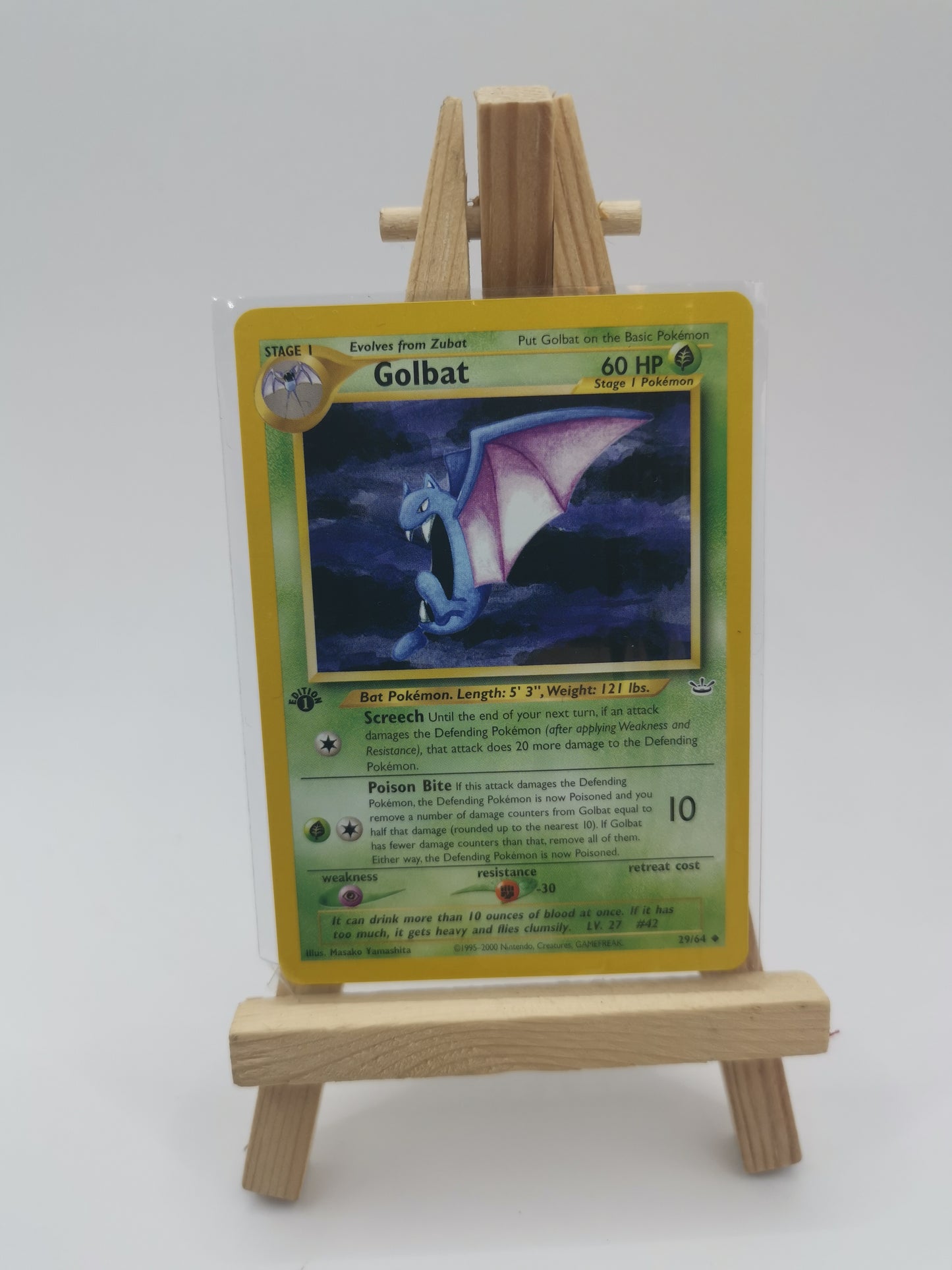 1st Edition pokemon Golbat Neo Revelations 29/64