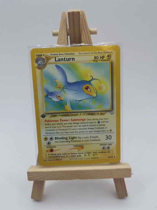 1st Edition pokemon Lanturn Neo Revelations 32/64