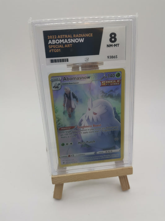 Ace Grading 2022 Astral Radiance Abomasnow Special Art Graded 8