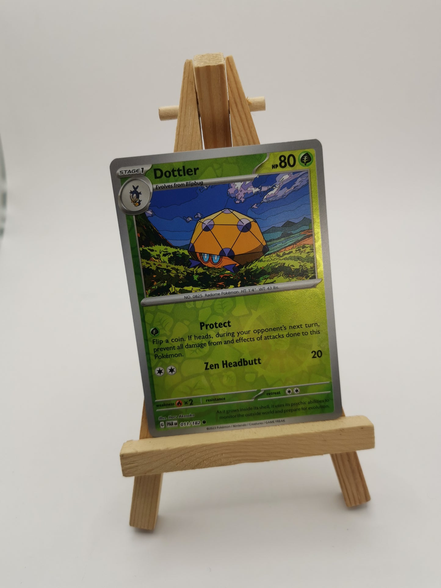 Pokemon Card Reverse Coléodome 011/182 EV04 Paradox Rift