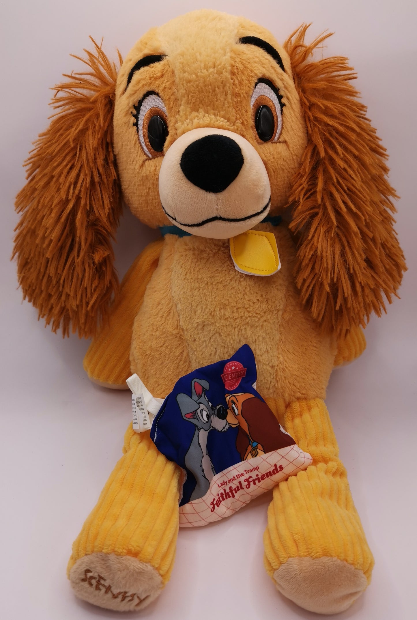 Scentsy Buddy Disney Lady and the Tramp Dog Plush Stuffed Animal 36cm