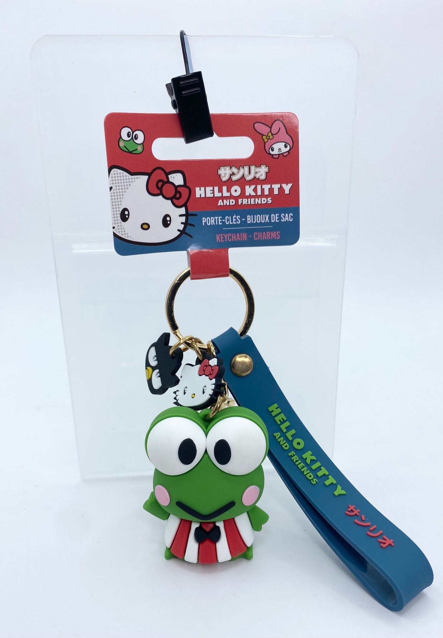 Sanrio Hello Kitty And Friends Keroppi Keychain With Charms