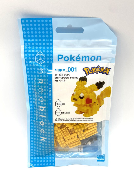 Pokemon Bandai Nano Block Pikachu Building Set