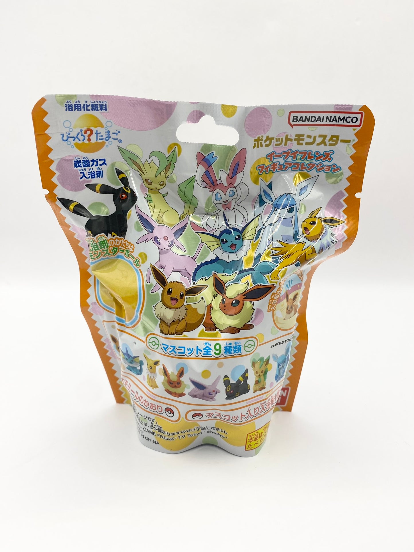 Bandai Bikkura Egg Pokemon Eevee Friends / Evolutions Figure Collection Bath Bomb
