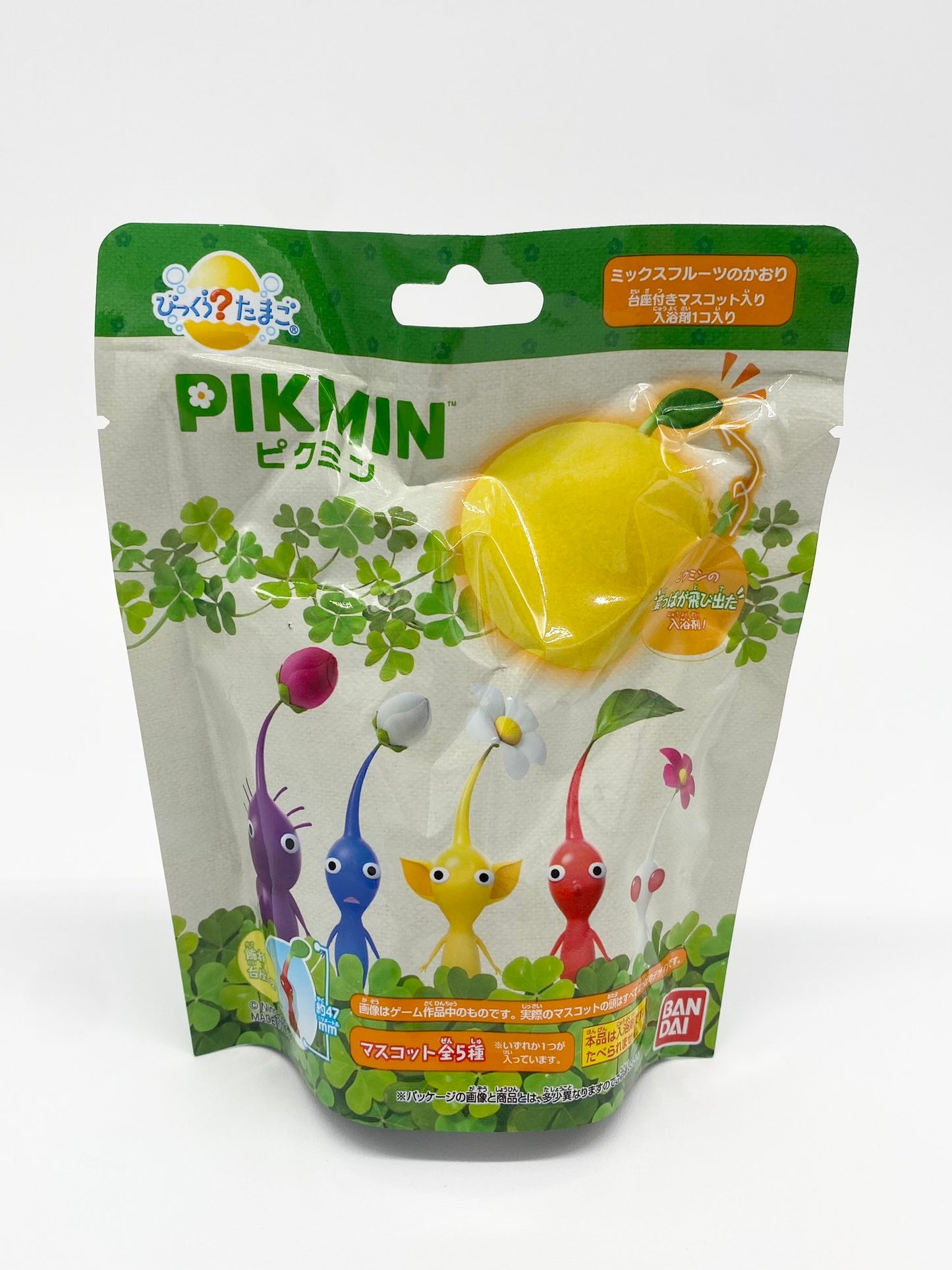 Pikmin Official Bandai Bath Bomb with Mystery Figure