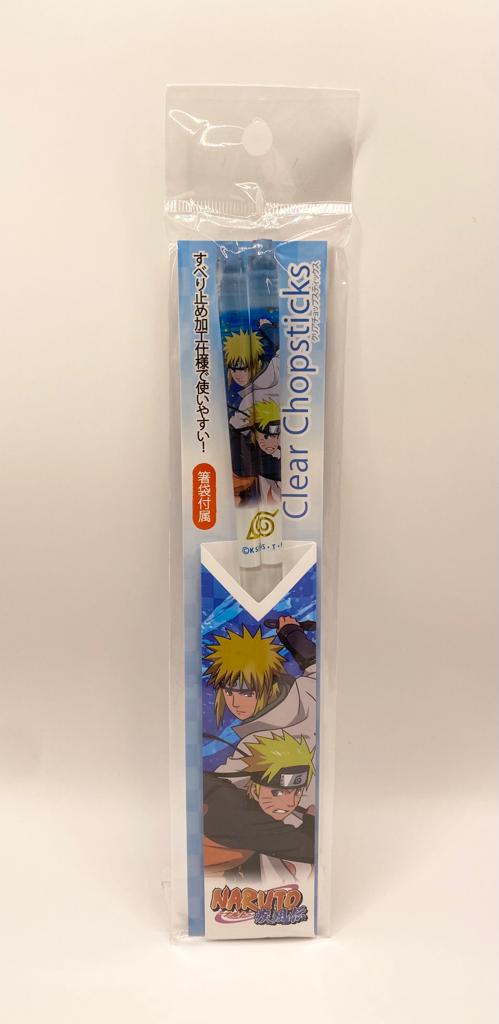 Naruto clear chopsticks blue